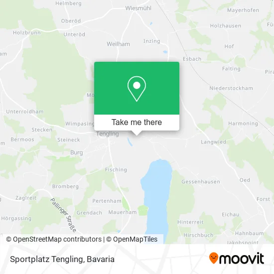 Карта Sportplatz Tengling