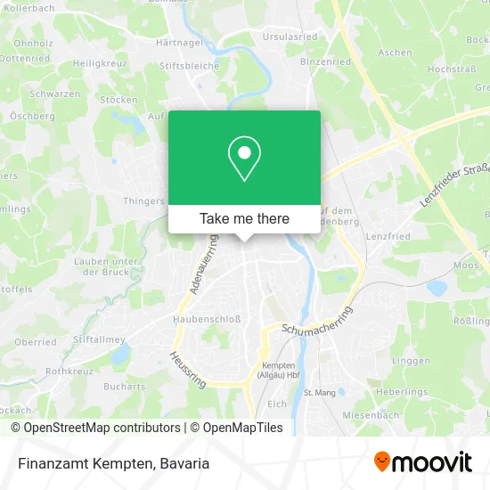 Карта Finanzamt Kempten