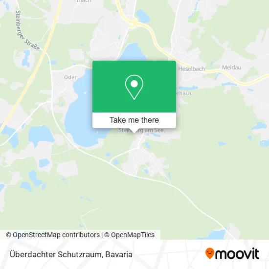 Карта Überdachter Schutzraum