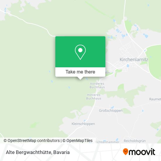 Alte Bergwachthütte map