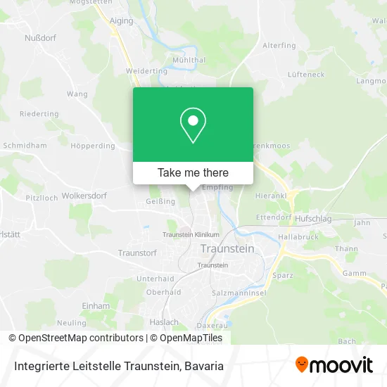 Карта Integrierte Leitstelle Traunstein