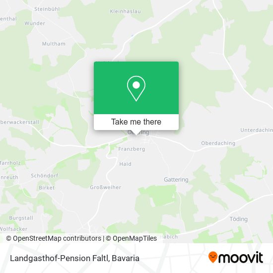 Landgasthof-Pension Faltl map