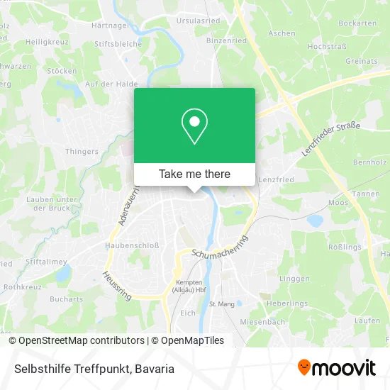 Карта Selbsthilfe Treffpunkt