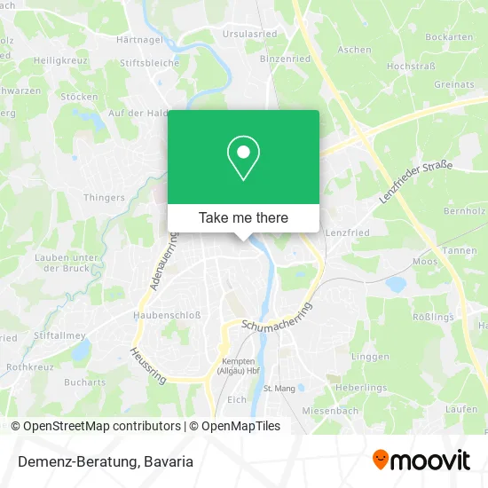 Карта Demenz-Beratung