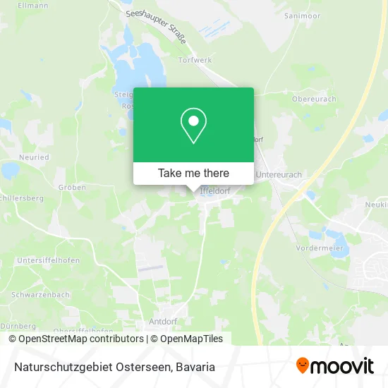 Карта Naturschutzgebiet Osterseen