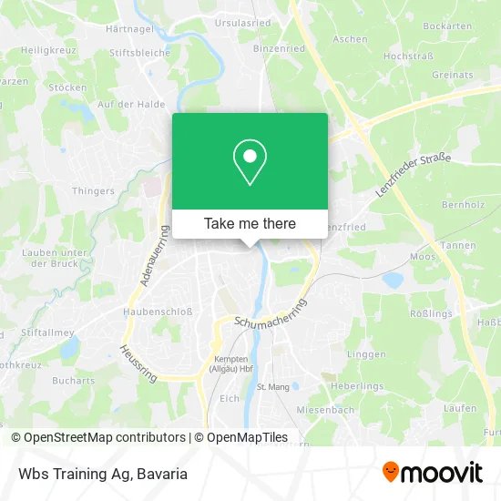 Карта Wbs Training Ag