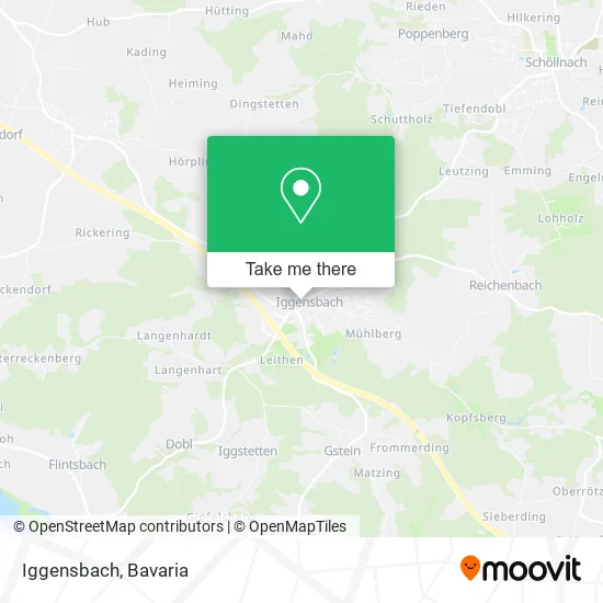 Карта Iggensbach