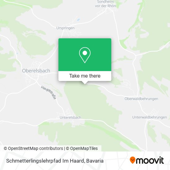 Schmetterlingslehrpfad Im Haard map