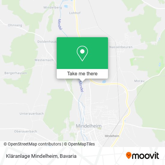 Kläranlage Mindelheim map