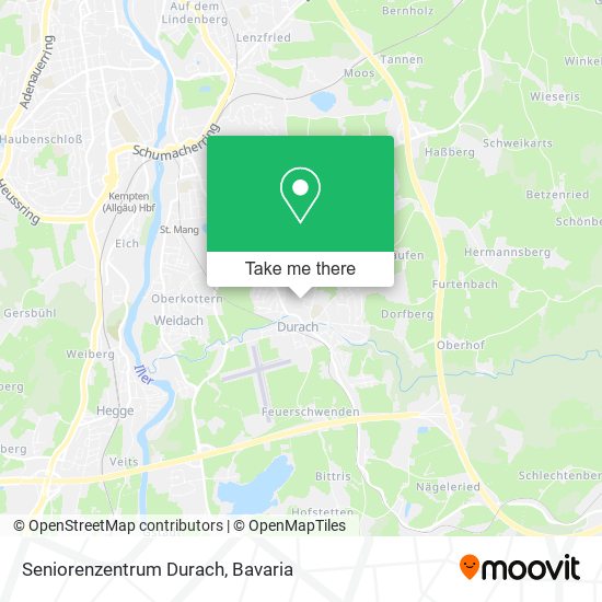 Карта Seniorenzentrum Durach