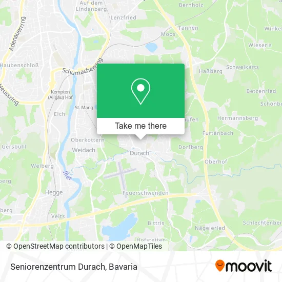 Карта Seniorenzentrum Durach