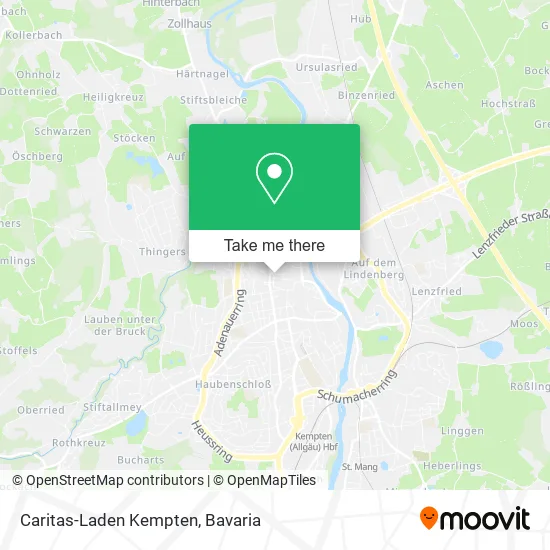 Карта Caritas-Laden Kempten