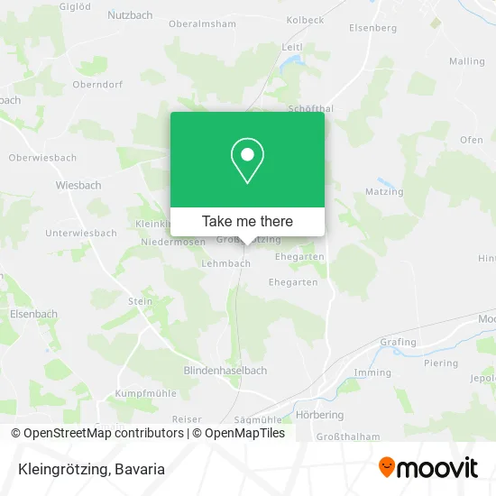 Карта Kleingrötzing