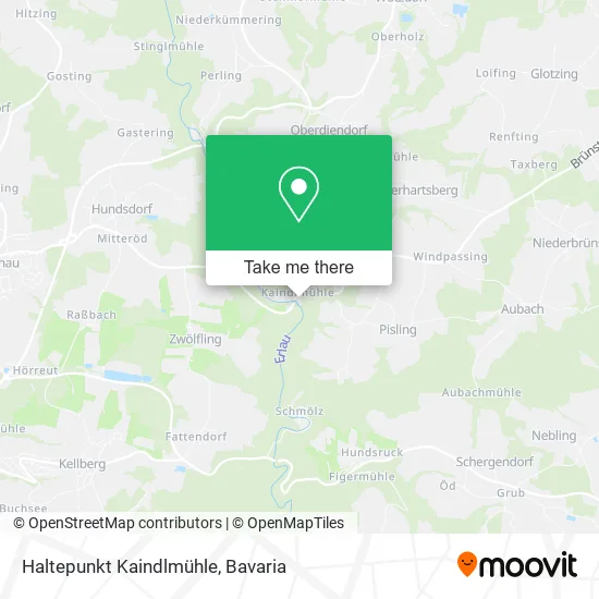 Карта Haltepunkt Kaindlmühle
