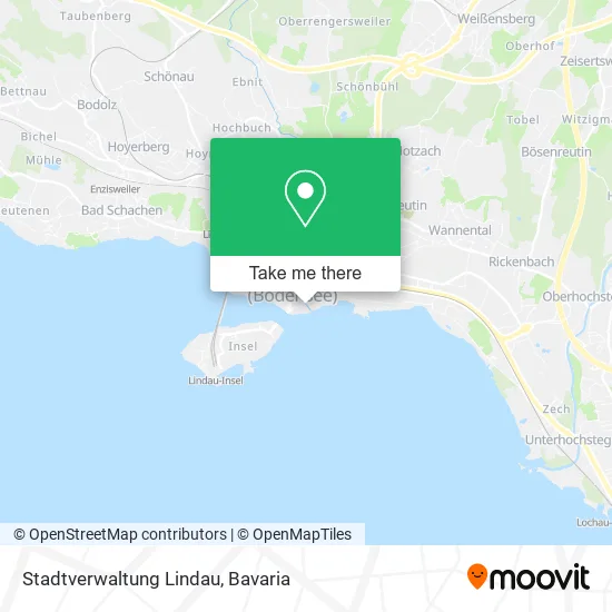 Карта Stadtverwaltung Lindau