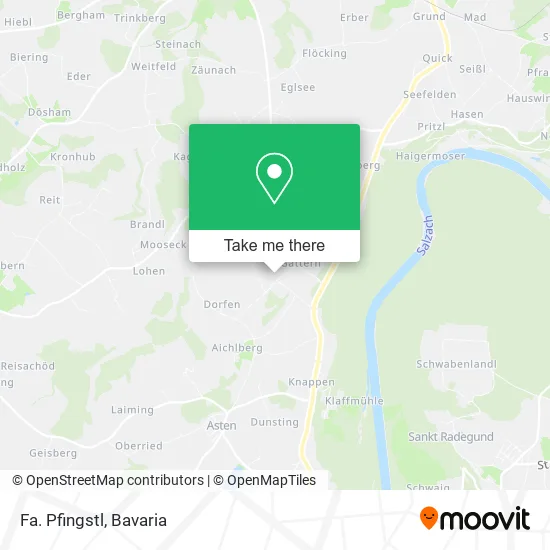 Карта Fa. Pfingstl