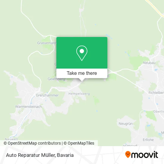 Карта Auto Reparatur Müller