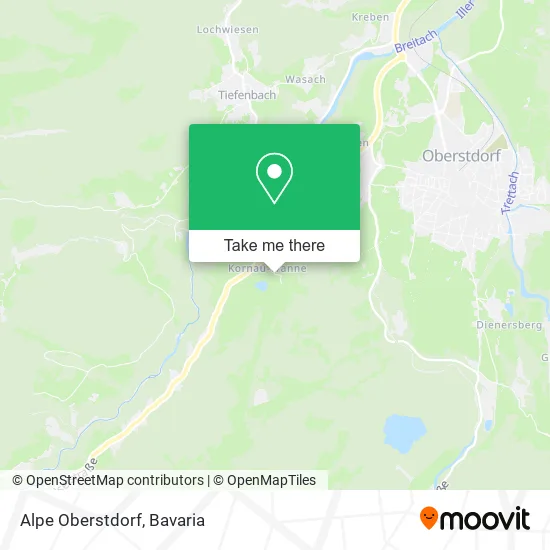 Карта Alpe Oberstdorf
