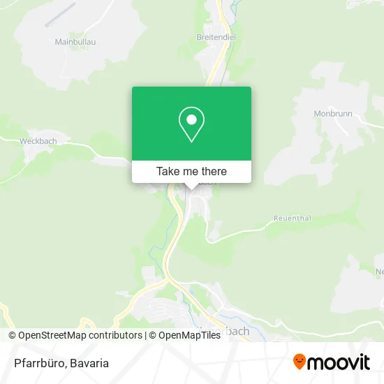 Pfarrbüro map