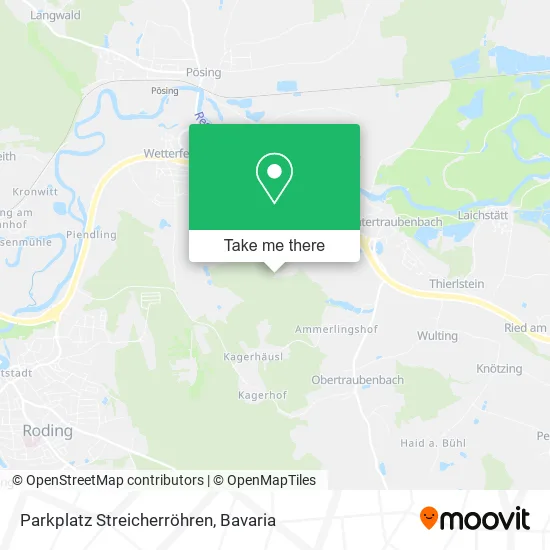 Карта Parkplatz Streicherröhren