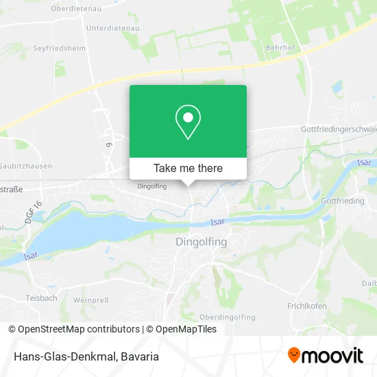 Карта Hans-Glas-Denkmal