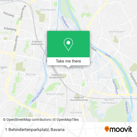 Карта 1 Behindertenparkplatz