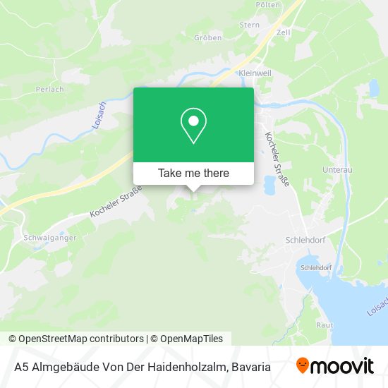 A5 Almgebäude Von Der Haidenholzalm map