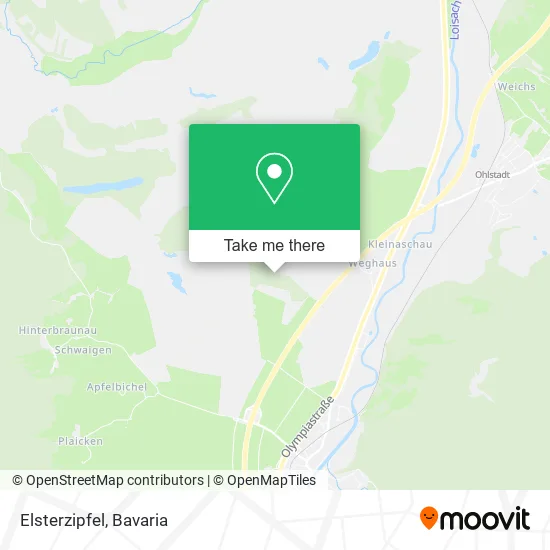 Карта Elsterzipfel