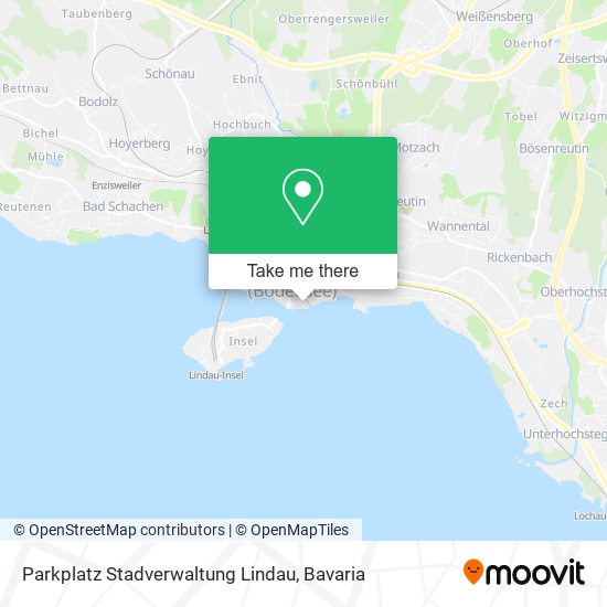 Карта Parkplatz Stadverwaltung Lindau