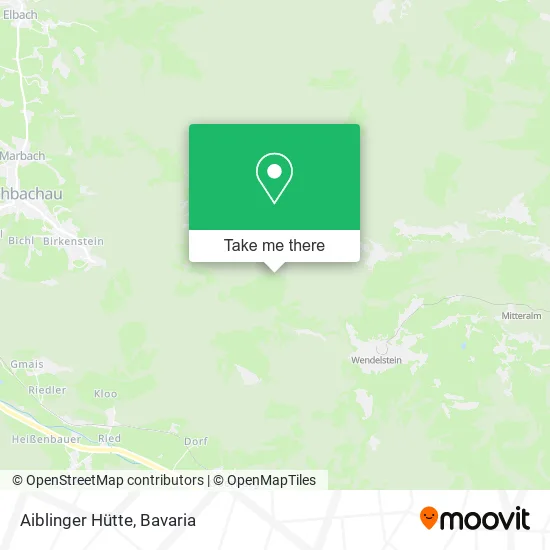 Карта Aiblinger Hütte