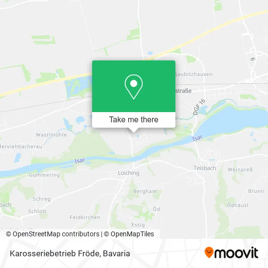 Карта Karosseriebetrieb Fröde