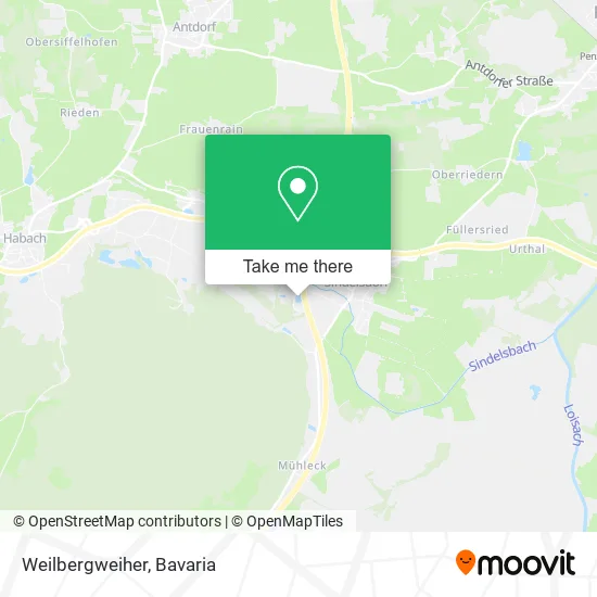 Карта Weilbergweiher