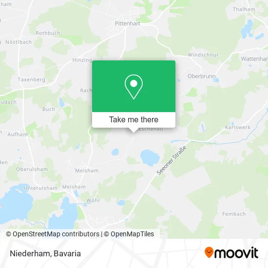 Карта Niederham