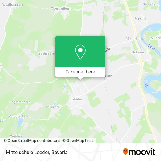 Карта Mittelschule Leeder