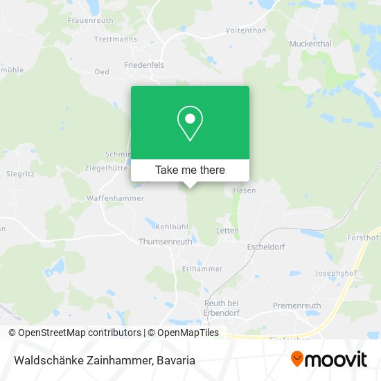 Waldschänke Zainhammer map