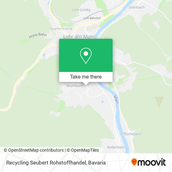 Recycling Seubert Rohstoffhandel map