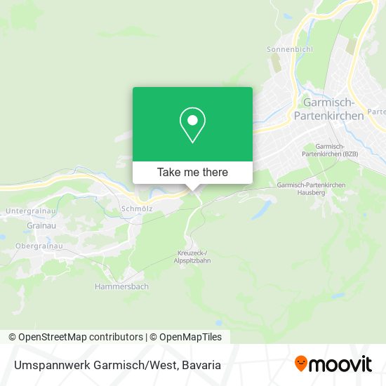 Карта Umspannwerk Garmisch/West