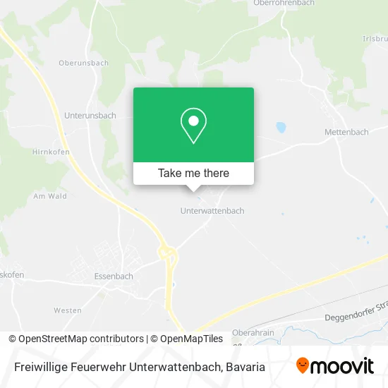 Карта Freiwillige Feuerwehr Unterwattenbach