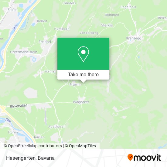Карта Hasengarten