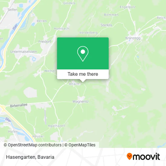 Карта Hasengarten