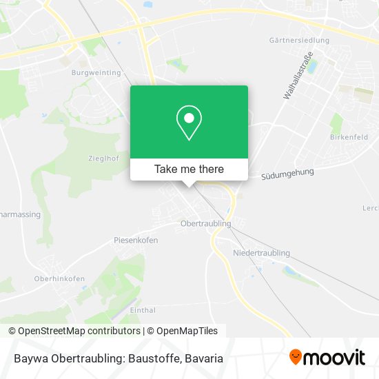 Карта Baywa Obertraubling: Baustoffe
