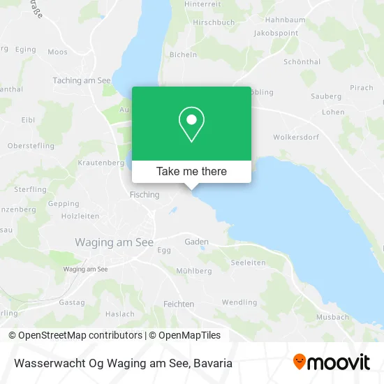 Карта Wasserwacht Og Waging am See