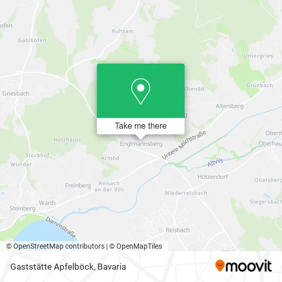 Карта Gaststätte Apfelböck