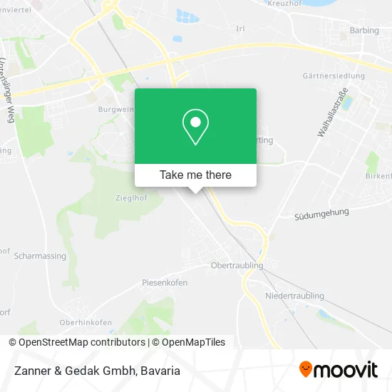 Карта Zanner & Gedak Gmbh