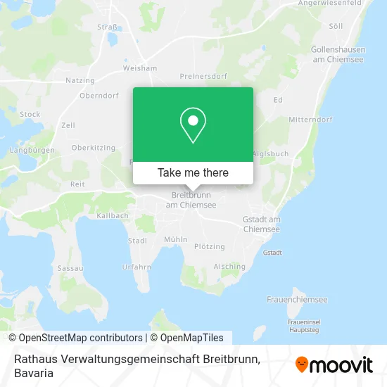 Rathaus Verwaltungsgemeinschaft Breitbrunn map