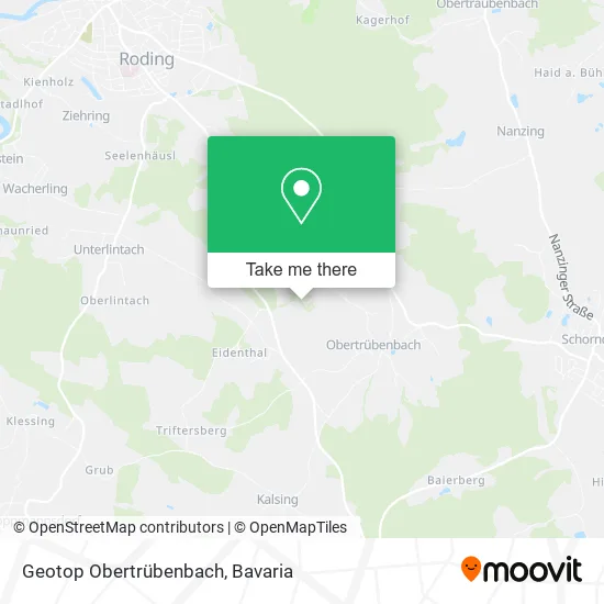 Карта Geotop Obertrübenbach