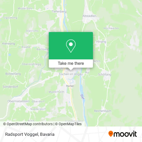 Карта Radsport Voggel