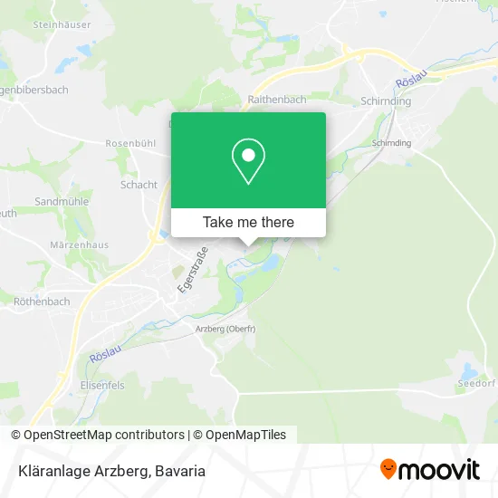 Карта Kläranlage Arzberg
