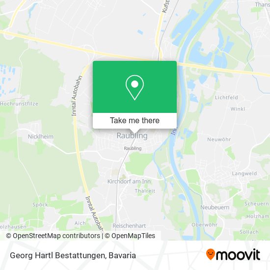 Georg Hartl Bestattungen map