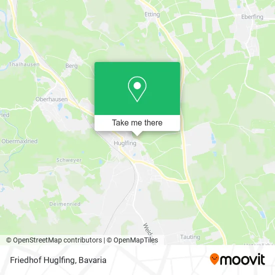 Карта Friedhof Huglfing